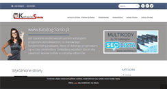 Desktop Screenshot of katalog-stron.pl