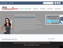 Tablet Screenshot of katalog-stron.pl